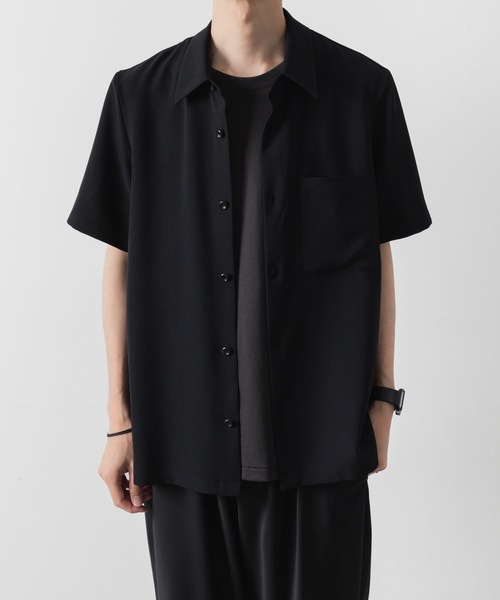 ATTACHMENT(アタッチメント)の「【 直営店・ZOZOTOWN限定 】PE ライトトロピカル レギュラーカラーシャツ S/S / PE LIGHT TROPICAL REGULAR COLLAR SHIRT S/S(シャツ/ブラウス・メンズ・ネイビー/ブラック/ライトベージュ/ライトグリーン・2/1/3/4)」の10枚目の写真