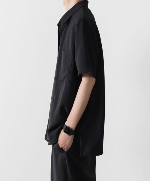 ATTACHMENT(アタッチメント)の「【 直営店・ZOZOTOWN限定 】PE ライトトロピカル レギュラーカラーシャツ S/S / PE LIGHT TROPICAL REGULAR COLLAR SHIRT S/S(シャツ/ブラウス・メンズ・ネイビー/ブラック/ライトベージュ/ライトグリーン・2/1/3/4)」の12枚目の写真