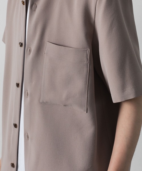 ATTACHMENT(アタッチメント)の「【 直営店・ZOZOTOWN限定 】PE ライトトロピカル レギュラーカラーシャツ S/S / PE LIGHT TROPICAL REGULAR COLLAR SHIRT S/S(シャツ/ブラウス・メンズ・ネイビー/ブラック/ライトベージュ/ライトグリーン・2/1/3/4)」の18枚目の写真