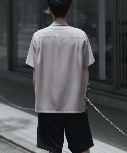 ATTACHMENT(アタッチメント)の「【 直営店・ZOZOTOWN限定 】PE ライトトロピカル レギュラーカラーシャツ S/S / PE LIGHT TROPICAL REGULAR COLLAR SHIRT S/S(シャツ/ブラウス・メンズ・ネイビー/ブラック/ライトベージュ/ライトグリーン・2/1/3/4)」の7枚目の写真