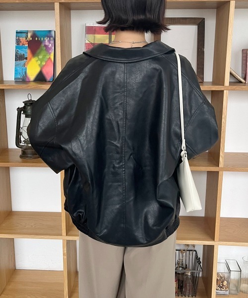 【セール】ヴィンテージライクオーバーサイズブルゾン（ブルゾン）｜Rejoule（リジュール）