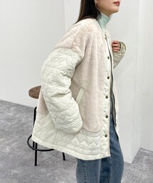 ハートキルト×ファーコート