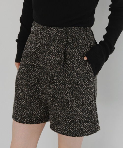 LIAN（リアン）の「ツイードショートパンツ（その他パンツ・レディース・ホワイト×ブラック/ベージュ×ブラック・FREE）」の2枚目の写真