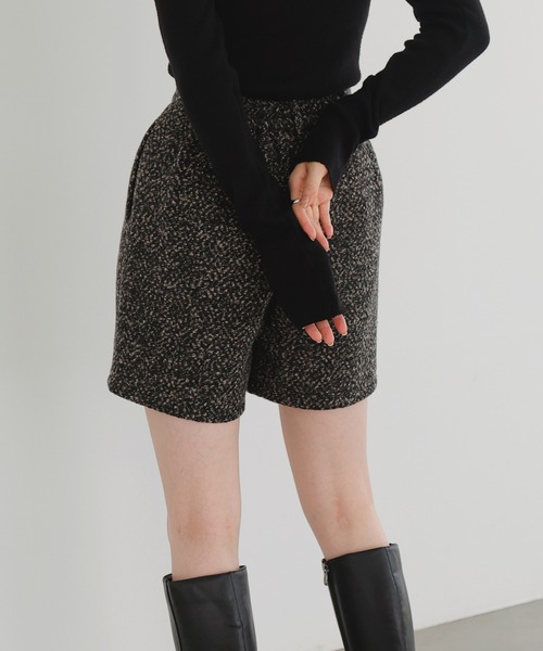 LIAN（リアン）の「ツイードショートパンツ（その他パンツ・レディース・ホワイト×ブラック/ベージュ×ブラック・FREE）」の3枚目の写真