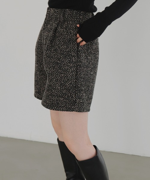 LIAN（リアン）の「ツイードショートパンツ（その他パンツ・レディース・ホワイト×ブラック/ベージュ×ブラック・FREE）」の4枚目の写真