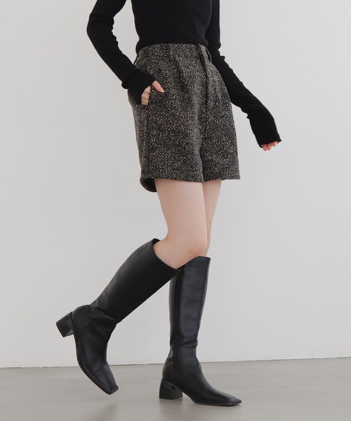 LIAN（リアン）の「ツイードショートパンツ（その他パンツ・レディース・ホワイト×ブラック/ベージュ×ブラック・FREE）」の6枚目の写真