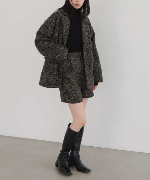 LIAN（リアン）の「ツイードショートパンツ（その他パンツ・レディース・ホワイト×ブラック/ベージュ×ブラック・FREE）」の8枚目の写真