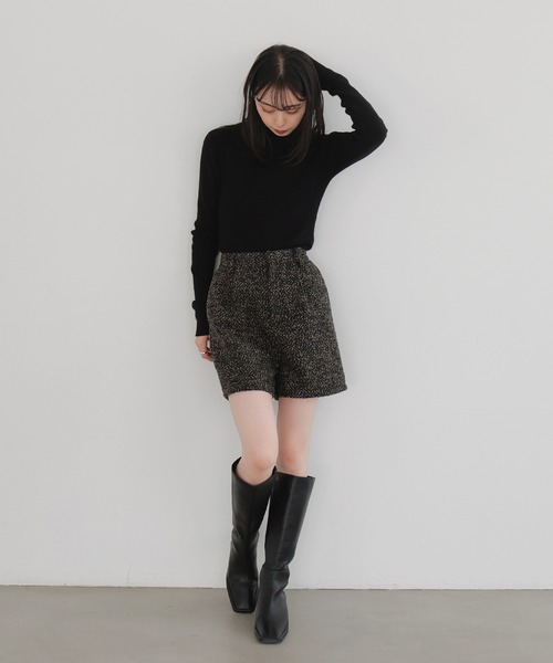 LIAN（リアン）の「ツイードショートパンツ（その他パンツ・レディース・ホワイト×ブラック/ベージュ×ブラック・FREE）」の9枚目の写真