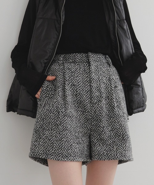 LIAN（リアン）の「ツイードショートパンツ（その他パンツ・レディース・ホワイト×ブラック/ベージュ×ブラック・FREE）」の21枚目の写真