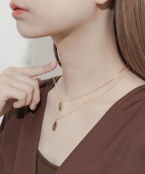 SMELLY(スメリー)の「コイン2セットネックレス(ネックレス・レディース・ゴールド・-)」の6枚目の写真