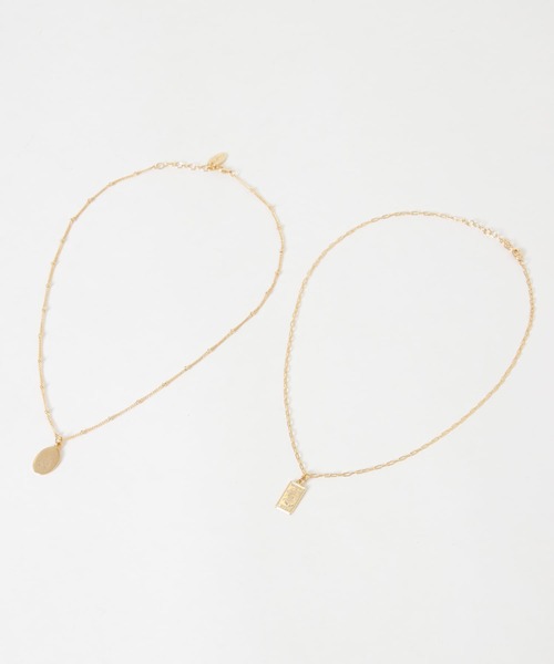 SMELLY(スメリー)の「コイン2セットネックレス(ネックレス・レディース・ゴールド・-)」の9枚目の写真