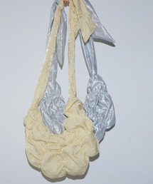 リボンギャザーショルダーバッグ