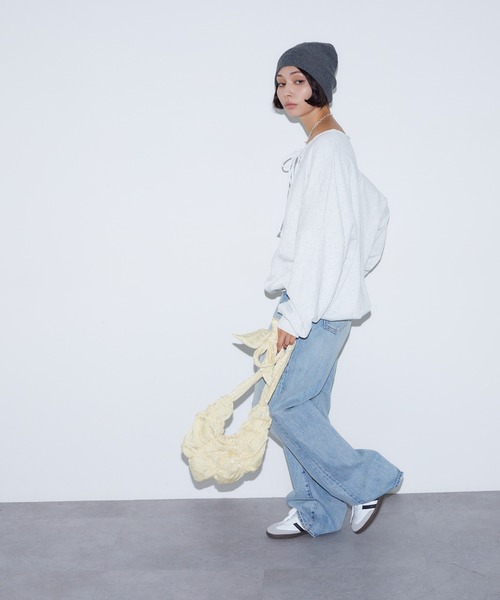 BARRETTA（バレッタ）の「リボンギャザーショルダーバッグ（ショルダーバッグ・レディース・シルバー/イエロー・FREE）」の6枚目の写真