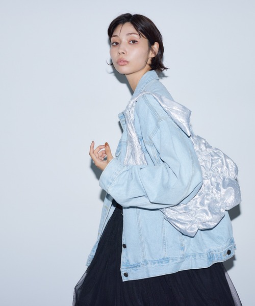 BARRETTA（バレッタ）の「リボンギャザーショルダーバッグ（ショルダーバッグ・レディース・シルバー/イエロー・FREE）」の10枚目の写真