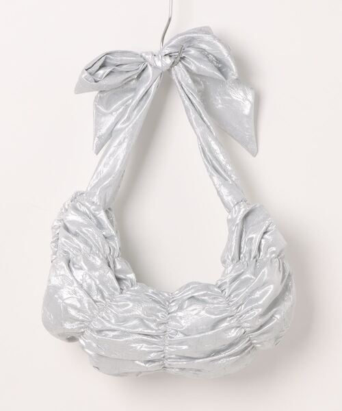 BARRETTA（バレッタ）の「リボンギャザーショルダーバッグ（ショルダーバッグ・レディース・シルバー/イエロー・FREE）」の12枚目の写真