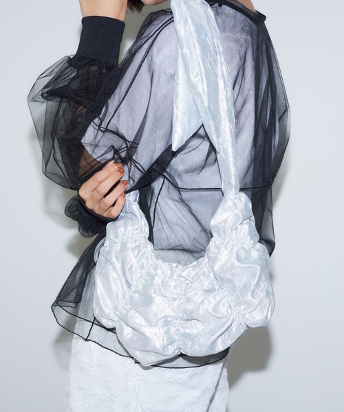 BARRETTA（バレッタ）の「リボンギャザーショルダーバッグ（ショルダーバッグ・レディース・シルバー/イエロー・FREE）」の18枚目の写真