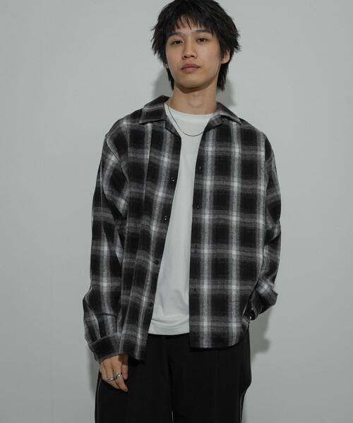 SENSE OF PLACE by URBAN RESEARCH（センスオブプレイスバイアーバンリサーチ）の「オンブレーチェックシャツ（シャツ/ブラウス・メンズ・イエロー/ブルー/ブラック・LARGE/MEDIUM）」の5枚目の写真