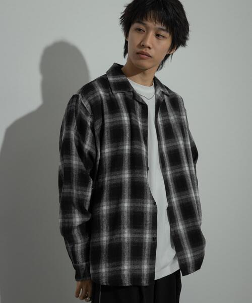 SENSE OF PLACE by URBAN RESEARCH（センスオブプレイスバイアーバンリサーチ）の「オンブレーチェックシャツ（シャツ/ブラウス・メンズ・イエロー/ブルー/ブラック・LARGE/MEDIUM）」の8枚目の写真