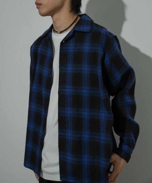 SENSE OF PLACE by URBAN RESEARCH（センスオブプレイスバイアーバンリサーチ）の「オンブレーチェックシャツ（シャツ/ブラウス・メンズ・イエロー/ブルー/ブラック・LARGE/MEDIUM）」の15枚目の写真