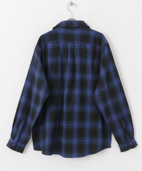 SENSE OF PLACE by URBAN RESEARCH（センスオブプレイスバイアーバンリサーチ）の「オンブレーチェックシャツ（シャツ/ブラウス・メンズ・イエロー/ブルー/ブラック・LARGE/MEDIUM）」の22枚目の写真