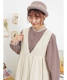 Samansa Mos2 | ウエストシャーリングクレリックブラウス(シャツ/ブラウス)