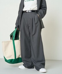 FREAK'S STORE | 限定展開　TRストレッチ 2タック スラックス パンツ（セットアップ対応）(スラックス)