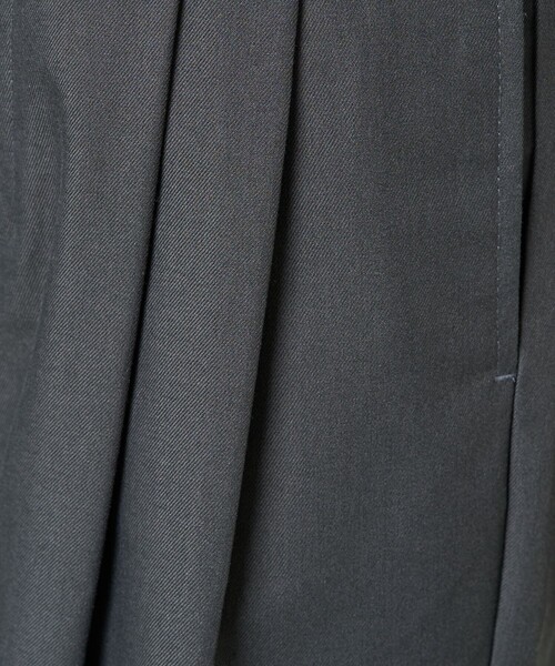 FREAK'S STORE（フリークスストア）の「限定展開　TRストレッチ 2タック スラックス パンツ（セットアップ対応）（スラックス・レディース・ブラウン/ネイビー/ベージュ/ブラック/チャコールグレー・SMALL/MEDIUM）」の14枚目の写真