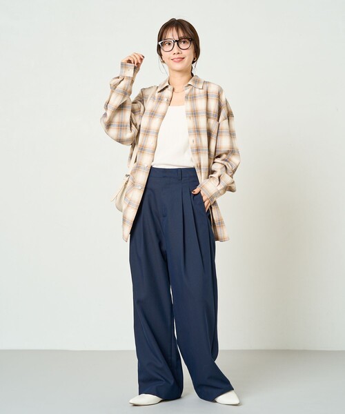 セール】限定展開 TRストレッチ 2タック スラックス パンツ