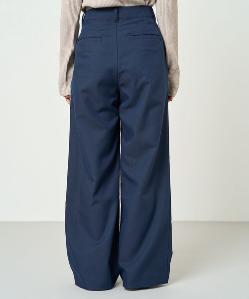 AtLast&Co. 2タックスラックスパンツ アウトラスト 2タックスラックス(1 DARK GREY): : メンズ