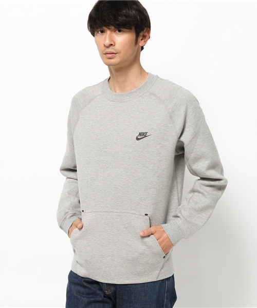 NIKE SPORTSWEAR(ナイキスポーツウェアー)の「NIKE: 『TEC FLEECE CREW』(スウェット・メンズ・ブラック/グレー/グレー系その他・SMALL/LARGE/MEDIUM)」の3枚目の写真
