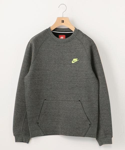 NIKE SPORTSWEAR(ナイキスポーツウェアー)の「NIKE: 『TEC FLEECE CREW』(スウェット・メンズ・ブラック/グレー/グレー系その他・SMALL/LARGE/MEDIUM)」の2枚目の写真
