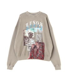 LUSOR | LUSOR（ルーソル）PIGMENT SWEAT OUTSIDE ピグメントスウェット アウトサイド(スウェット)
