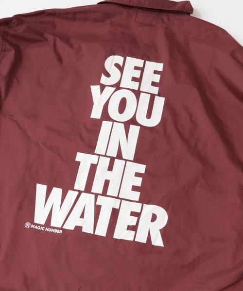 MAGIC NUMBER（マジック ナンバー）の「MAGIC NUMBER　SEEYOUINTHEWATER COACH JACKET（ナイロンジャケット・メンズ・バーガンディー/グリーン系その他/ブラック・MEDIUM/LARGE/X-LARGE）」の18枚目の写真
