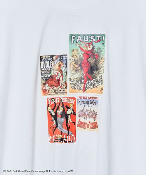 CRAFT STANDARD BOUTIQUE（クラフトスタンダードブティック）の「【ユニセックス】ジュール・シェレ/ ロンTEE（Tシャツ/カットソー・レディース・オフホワイト/ブラック・XL/L/M）」の6枚目の写真