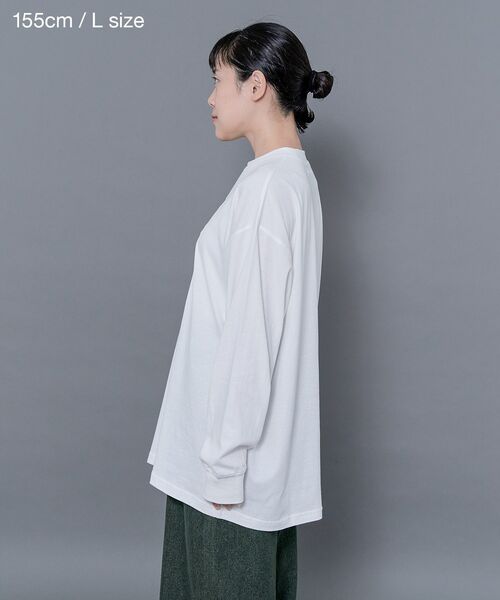 CRAFT STANDARD BOUTIQUE（クラフトスタンダードブティック）の「【ユニセックス】ジュール・シェレ/ ロンTEE（Tシャツ/カットソー・レディース・オフホワイト/ブラック・XL/L/M）」の9枚目の写真