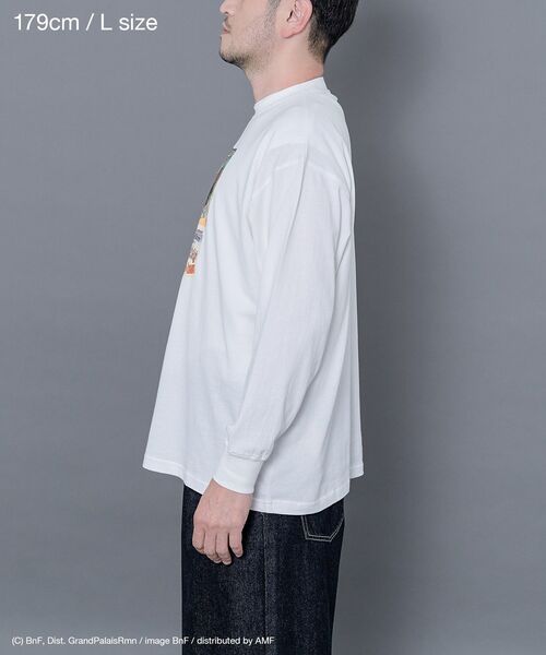 CRAFT STANDARD BOUTIQUE（クラフトスタンダードブティック）の「【ユニセックス】ジュール・シェレ/ ロンTEE（Tシャツ/カットソー・レディース・オフホワイト/ブラック・XL/L/M）」の12枚目の写真