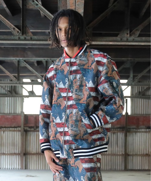 STOF(ストフ)の「JAM JQ MA-1 Blouson(MA-1・メンズ・ブラック/ブルー・M/S)」の2枚目の写真