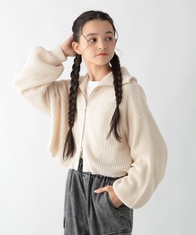 GLOBAL WORK | 洗えるダブルZIPニット/152632(ニット/セーター)