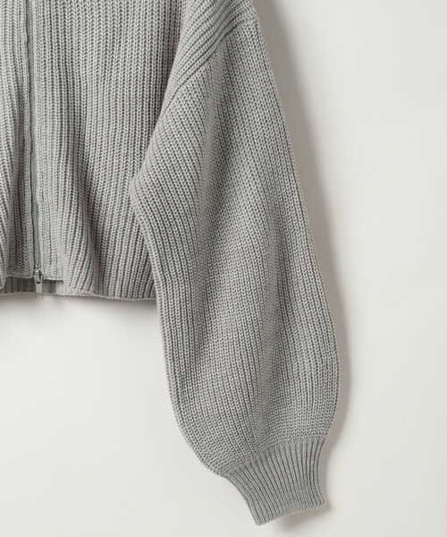 モクロー　プロモーション セール】洗えるダブルZIPニット/152632（ニット/セーター