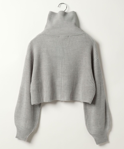 セール】洗えるダブルZIPニット/152632（ニット/セーター）｜GLOBAL