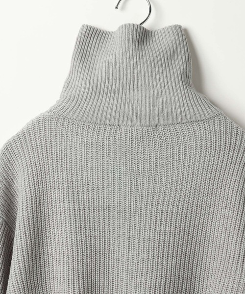 モクロー　プロモーション セール】洗えるダブルZIPニット/152632（ニット/セーター