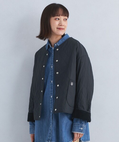 ORCIVAL（オーシバル）の「＜ORCIVAL＞キルティング ブルゾン（ブルゾン・レディース・ダークグレー/ネイビー・1）」の5枚目の写真