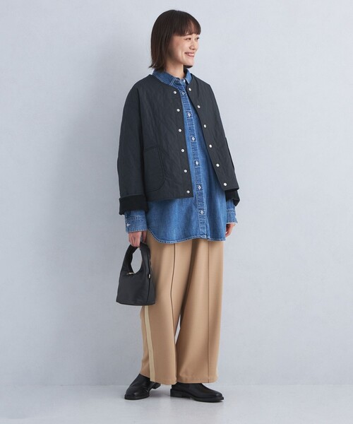 ORCIVAL（オーシバル）の「＜ORCIVAL＞キルティング ブルゾン（ブルゾン・レディース・ダークグレー/ネイビー・1）」の7枚目の写真