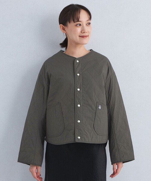 ORCIVAL（オーシバル）の「＜ORCIVAL＞キルティング ブルゾン（ブルゾン・レディース・ダークグレー/ネイビー・1）」の8枚目の写真