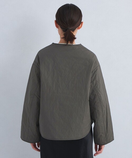 ORCIVAL（オーシバル）の「＜ORCIVAL＞キルティング ブルゾン（ブルゾン・レディース・ダークグレー/ネイビー・1）」の10枚目の写真