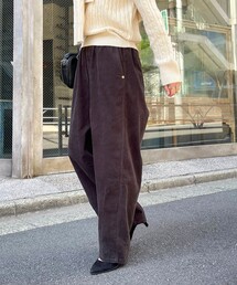 fredy emue | コーデュロイ イージーカーブパンツ(その他パンツ)
