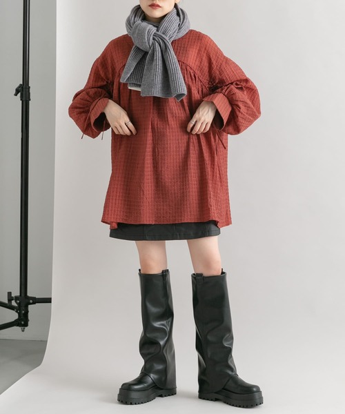 セール】ドロストスリーブミニワンピース（ワンピース）｜KBF