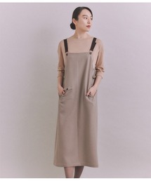 SIPULI | Wool Like Kersey コインポケットジャンパースカート(ジャンパースカート)