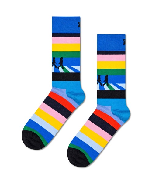 Happy Socks（ハッピーソックス）の「《HAPPY SOCKS》Beatles Limited sock（ソックス/靴下・レディース・ブルー/ブラック系その他/ブルー系その他/ブラック系その他2/ネイビー系/レッド/ホワイト/ブラック/ネイビー・SMALL/MEDIUM）」の7枚目の写真