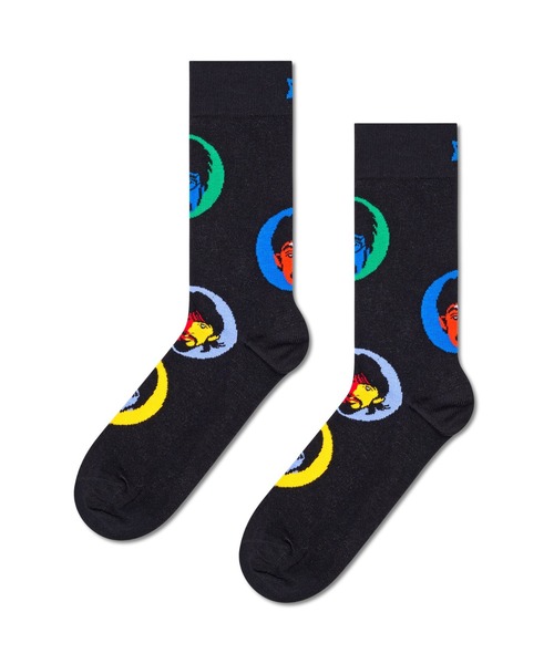 Happy Socks（ハッピーソックス）の「《HAPPY SOCKS》Beatles Limited sock（ソックス/靴下・レディース・ブルー/ブラック系その他/ブルー系その他/ブラック系その他2/ネイビー系/レッド/ホワイト/ブラック/ネイビー・SMALL/MEDIUM）」の5枚目の写真